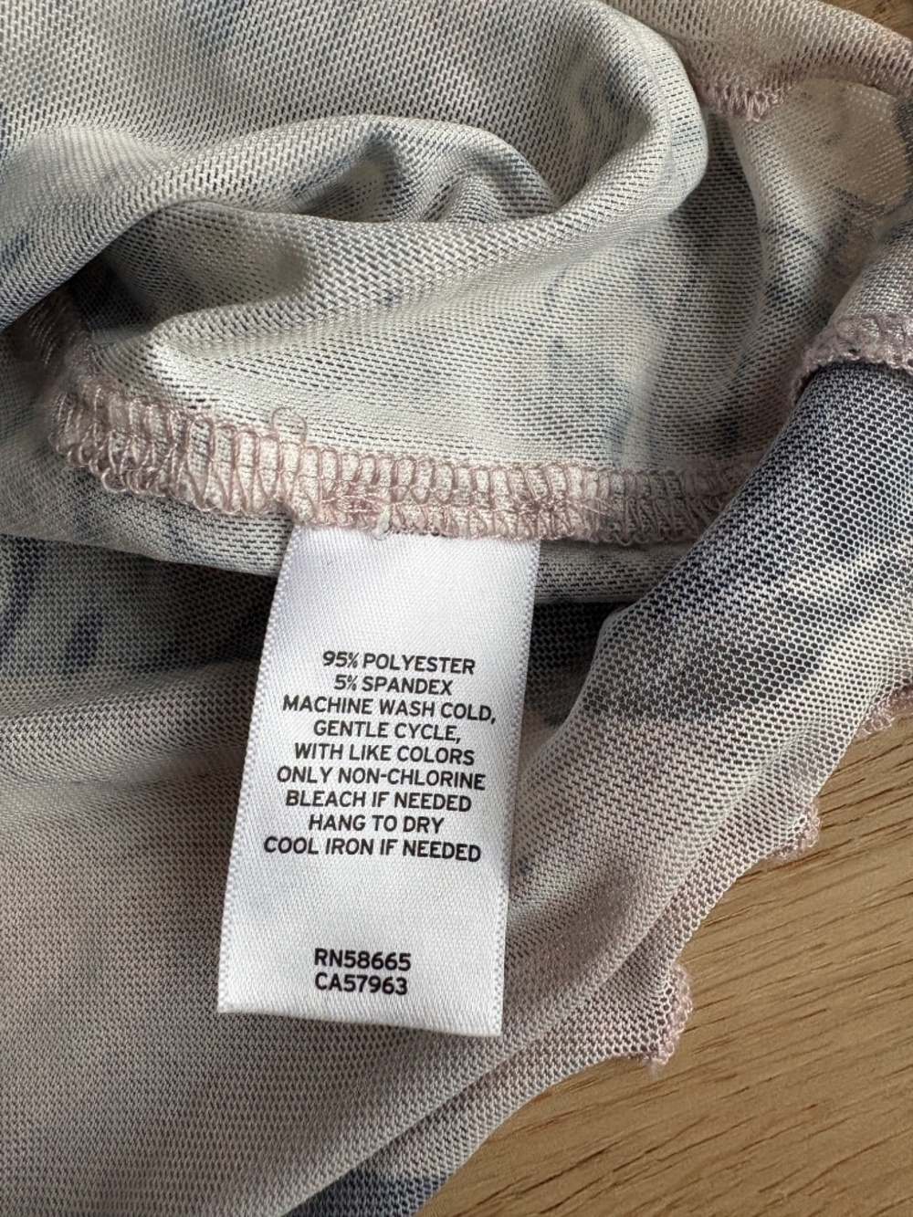 Open Edit Long Sleeve Mesh Top - Picture 4 of 4